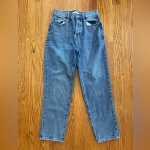 PacSun Women's High Waist Straight Leg Jeans - Blue